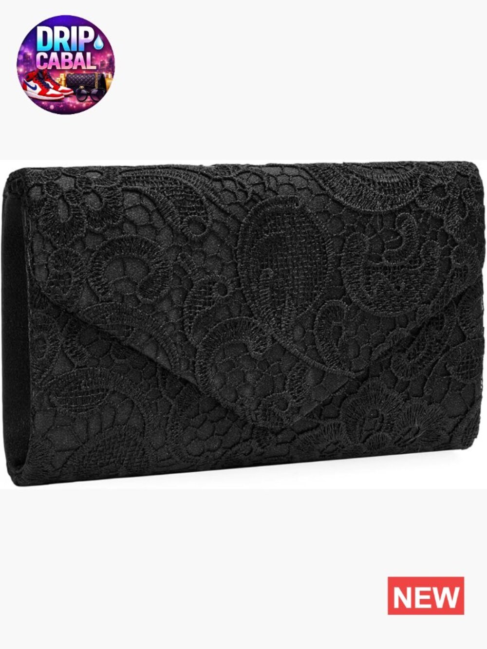 Lace Clutch Purse Crossbody Evening Bag Wedding Party Envelope Handbag with